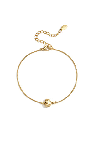Minimalistisches Armband mit verziertem Herz