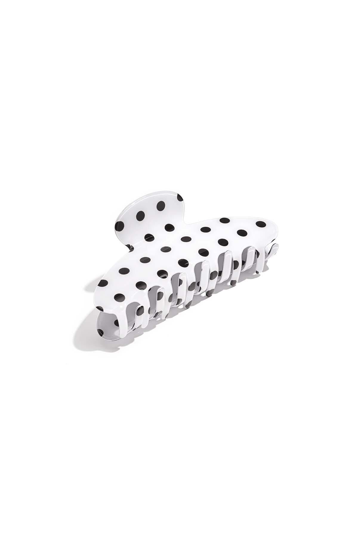 Haarspangen mit Polka-Dots, Alltags-Imitation aus Acetatfolie, Alltagsaccessoires