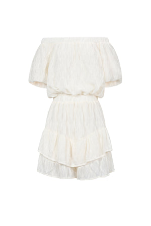 Elegant Apricot & Black Ruffle Edge Bodysuit