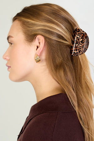 Haarspangen Leopardenmuster Täglich Acryl Tägliche Accessoires