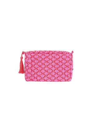 Kosmetiktasche mit Blumenmuster