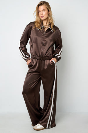 Stylish Fall/Winter 2-Piece Set Straight Pants