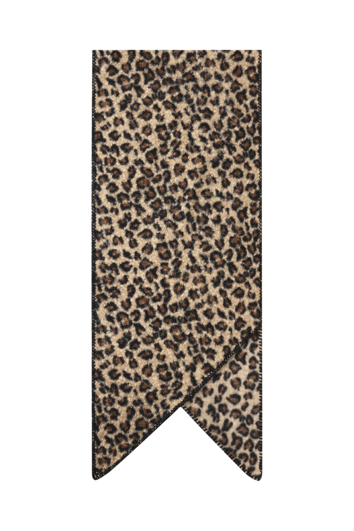 Stylish Khaki and Camel Leopard Print Winter Scarf for Women