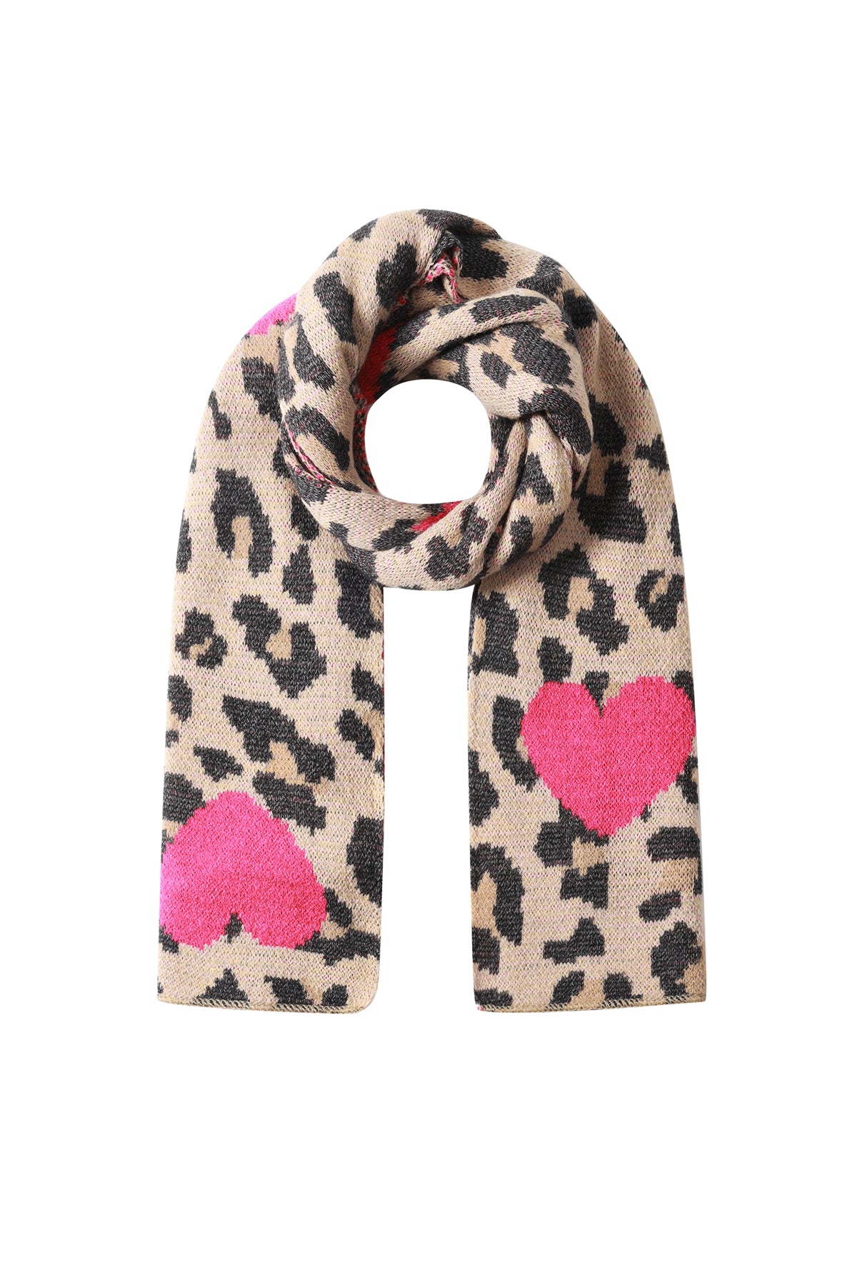 Winterschals Herz Casual Acryl Tägliche Accessoires