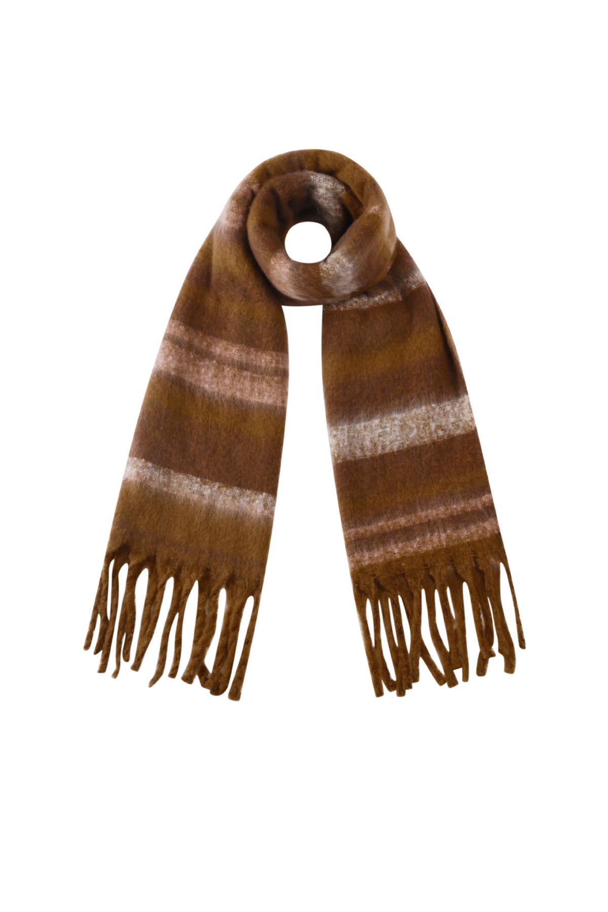 Eleganter Winterschal mit Streifen von Gimme