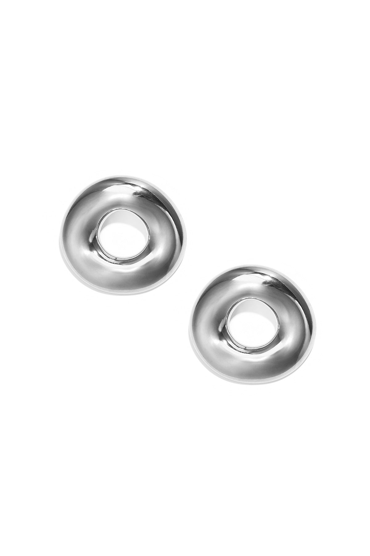 Statement-Ohrringe in Donut-Form