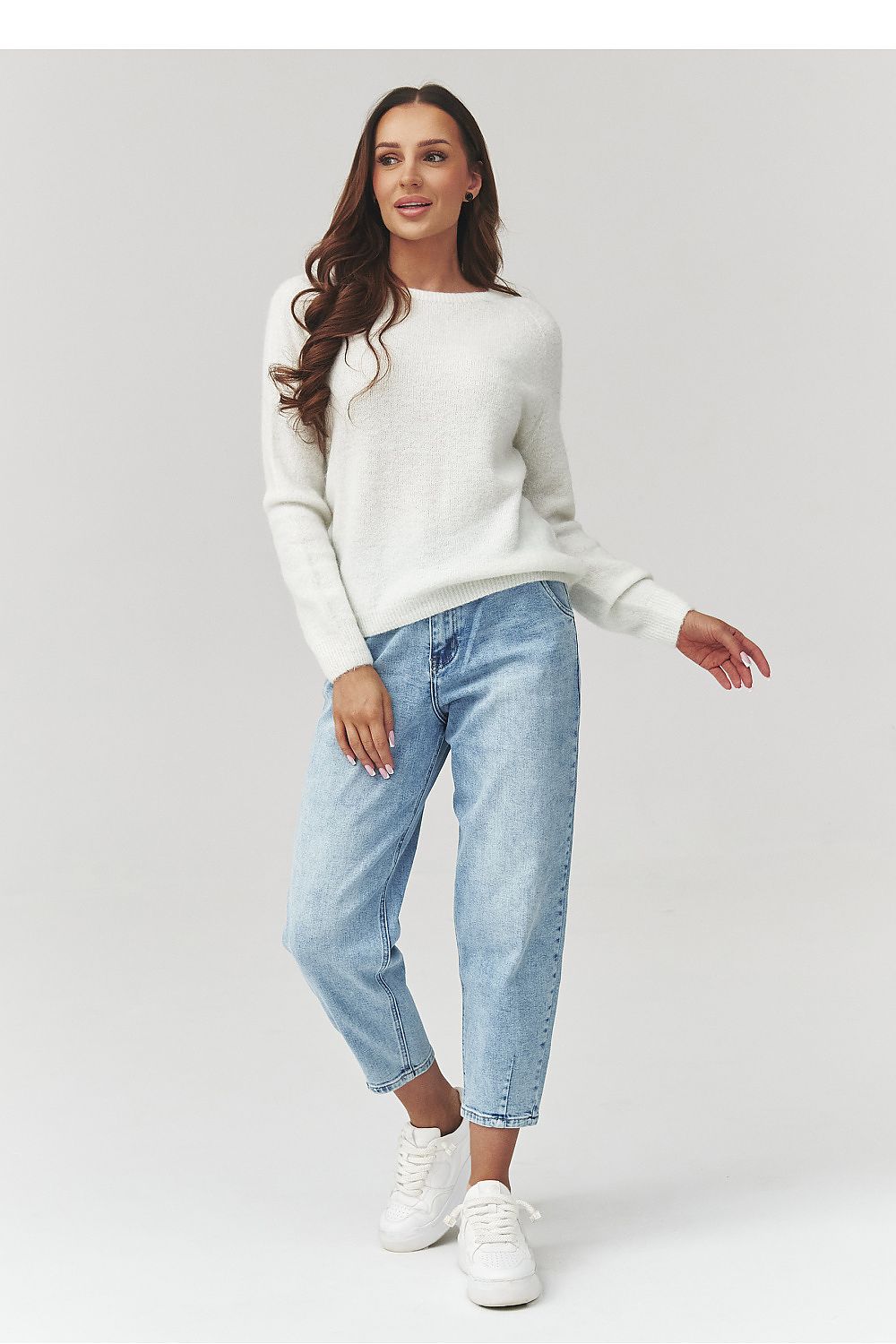 Pullover model 223250 Makadamia