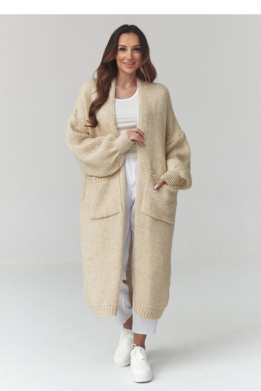 Cardigan model 226872 Makadamia