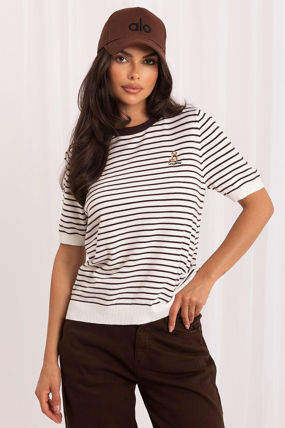 Kurzarm Pullover model 230142 Italy Moda