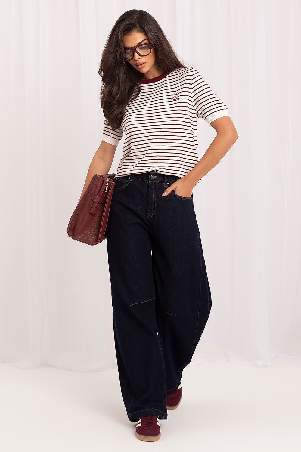 Kurzarm Pullover model 230143 Italy Moda