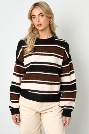 Der gestreifte Pullover Lola