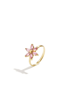Ring mit Strassblume