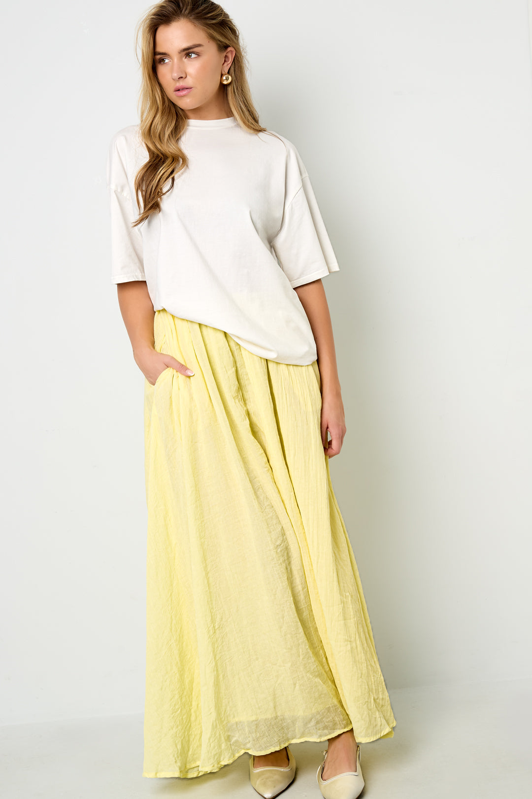 Chic Spring/Summer Woven Skirts in Vibrant Colors