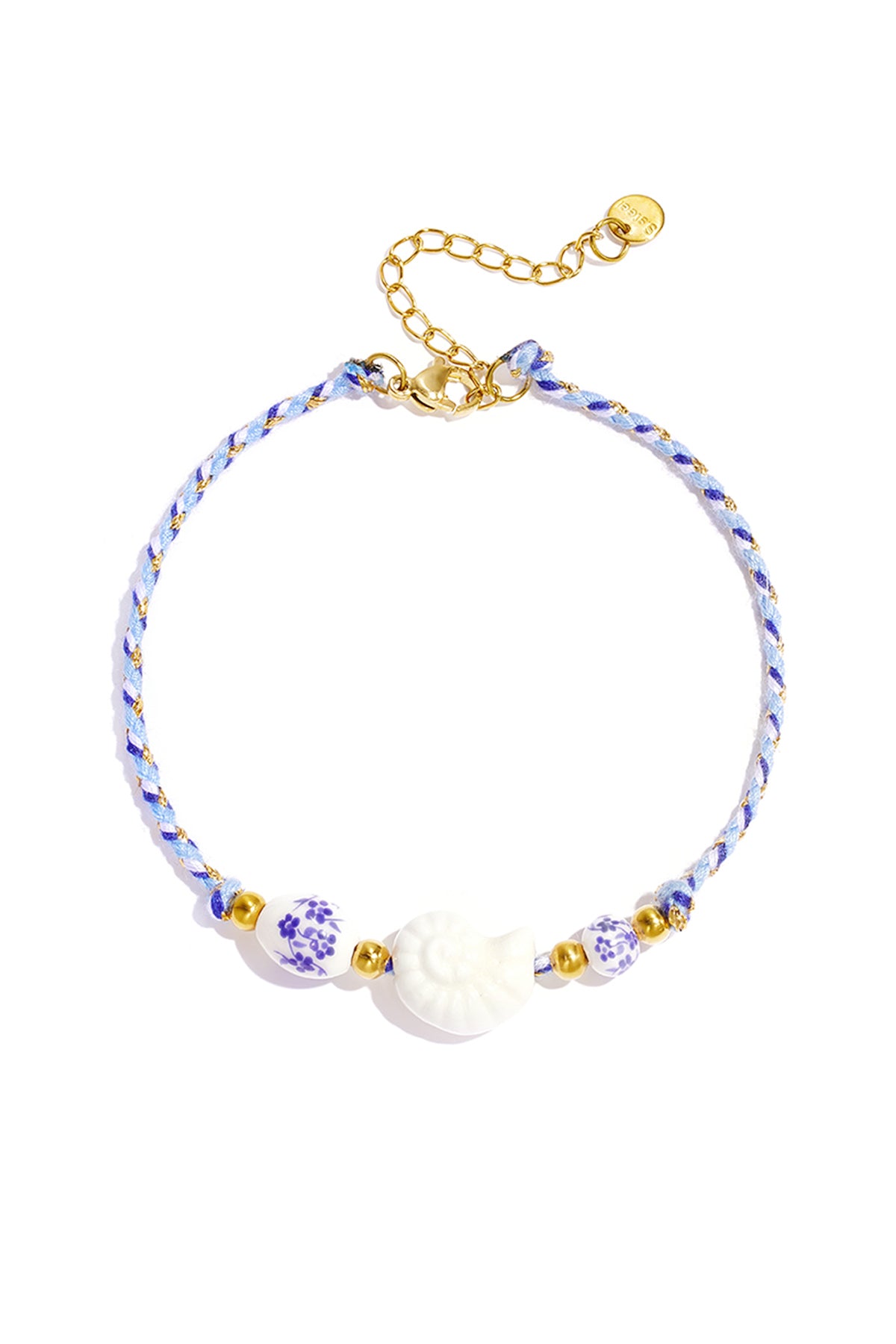Seil-Fußkettchen, Muschel-Urlaubs-/Strand-Romantik-Serie, Damenschmuck