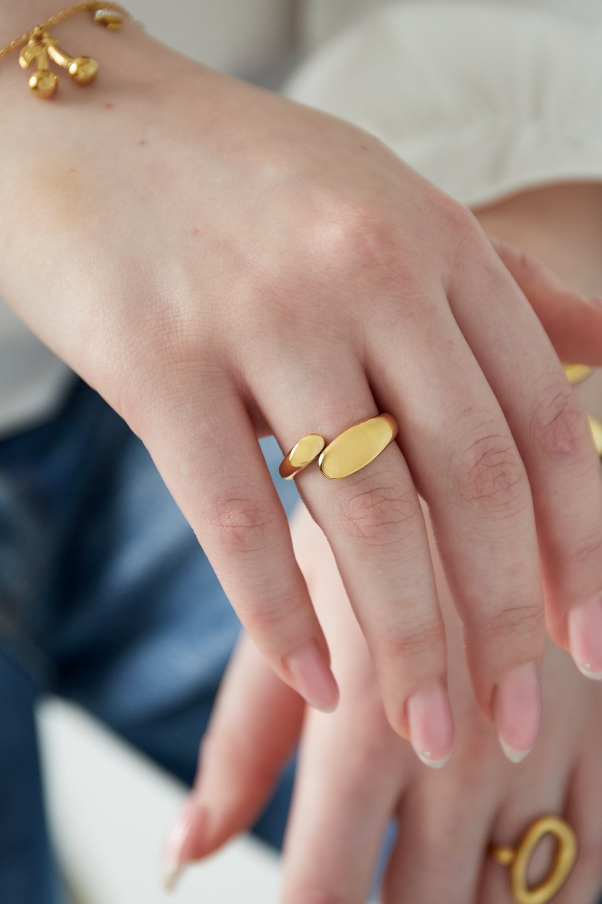 Schlichter Ring - Goldfarben