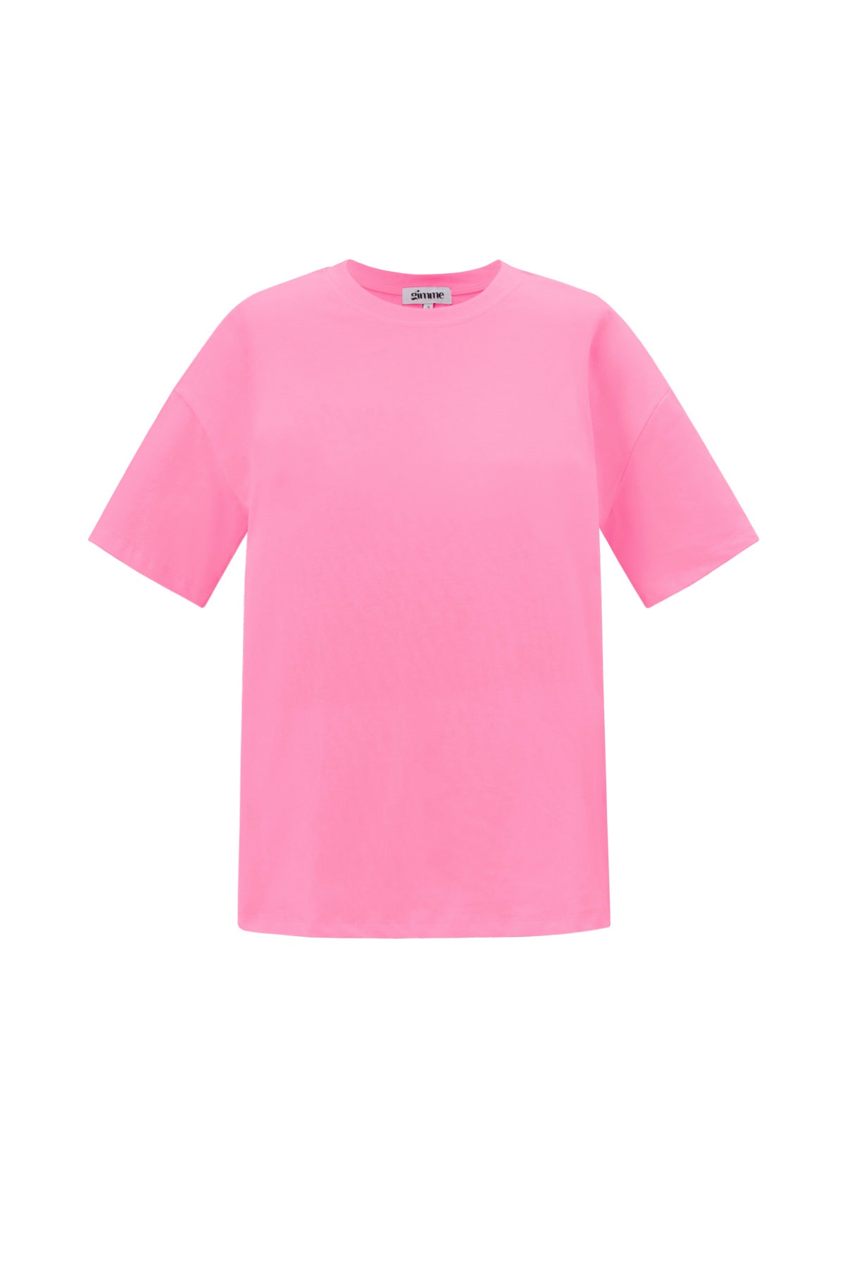 Cotton Damen T-Shirt Casual Letters