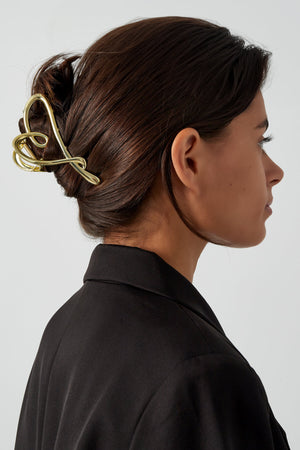 Schlichte Eleganz Haarspange 