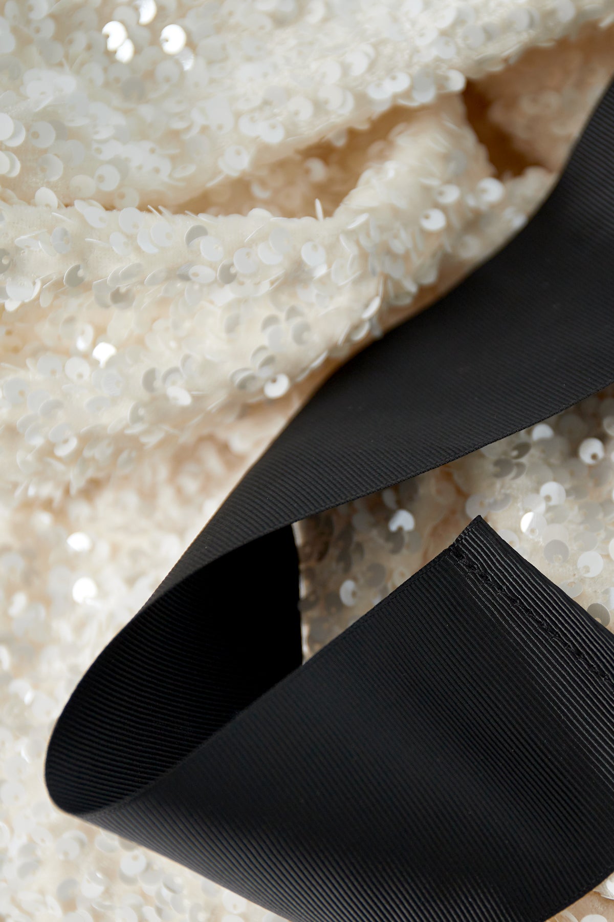 Polyester Langarm-Oberteil Kurz mit Schleifen-Detail