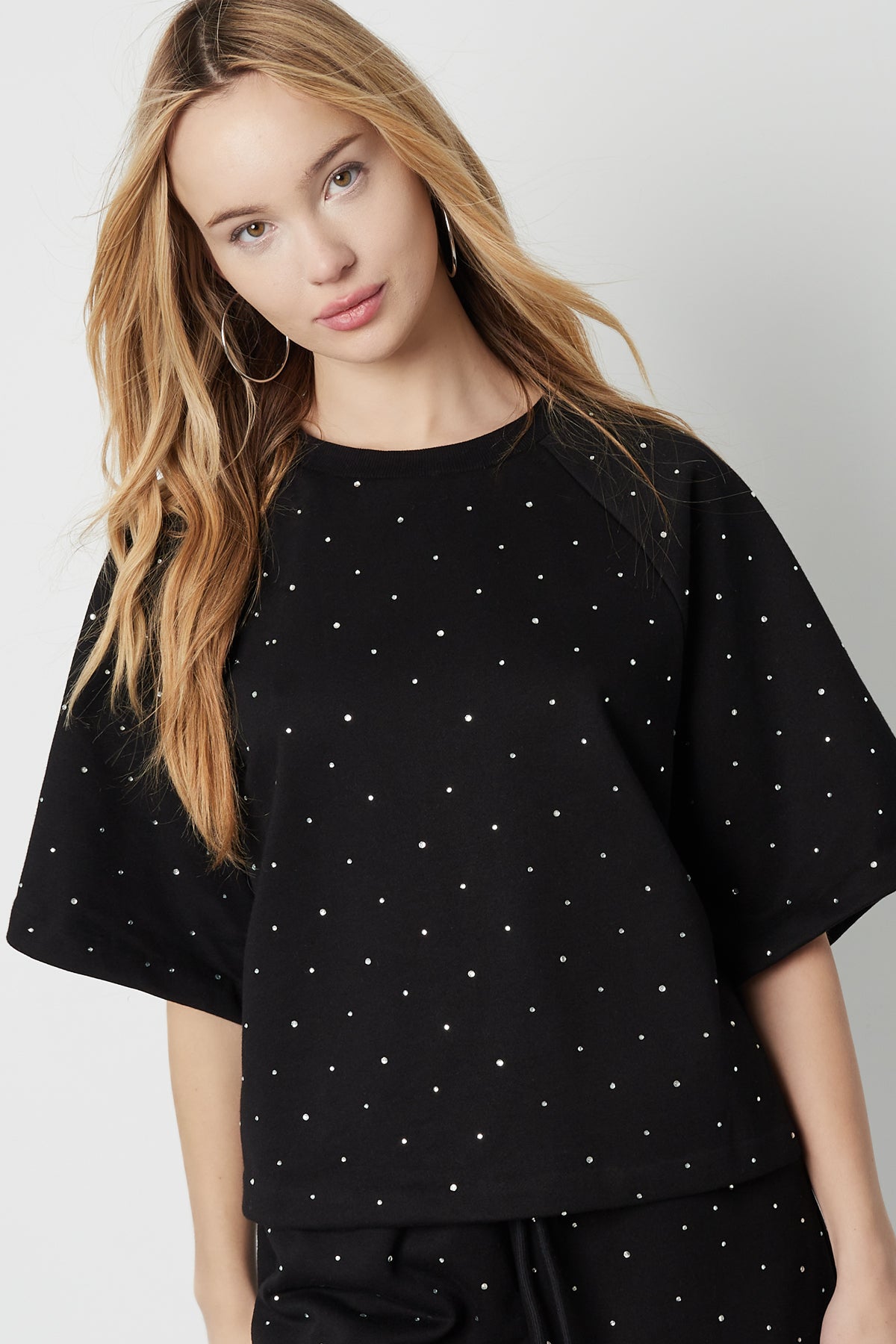 Baumwolle Damen T-Shirt Oversized Frühling/Sommer