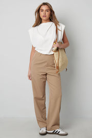 Cotton Blend Damen Wide Leg Bodysuit Frühling/Sommer Comfort Fit
