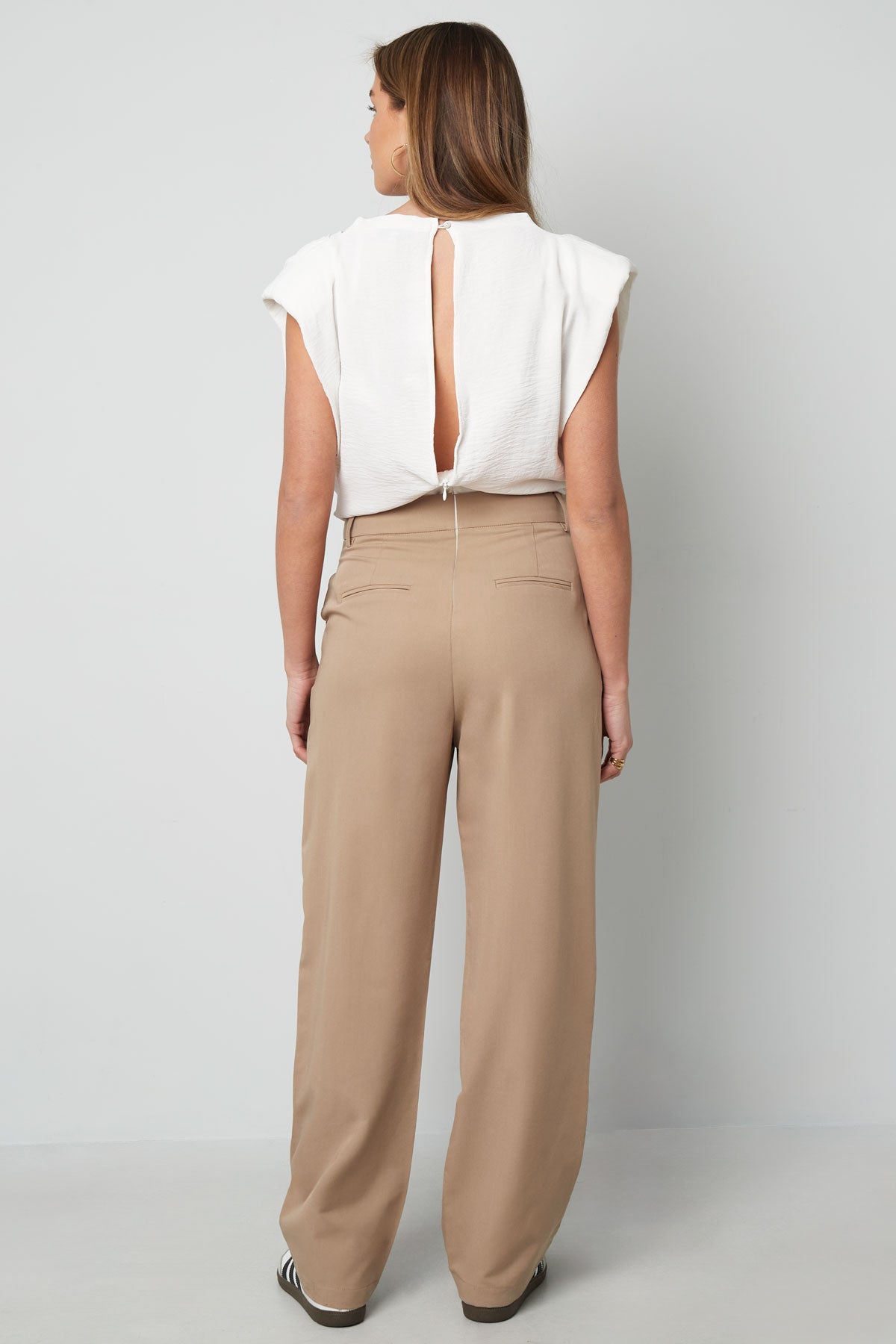 Cotton Blend Damen Wide Leg Bodysuit Frühling/Sommer Comfort Fit