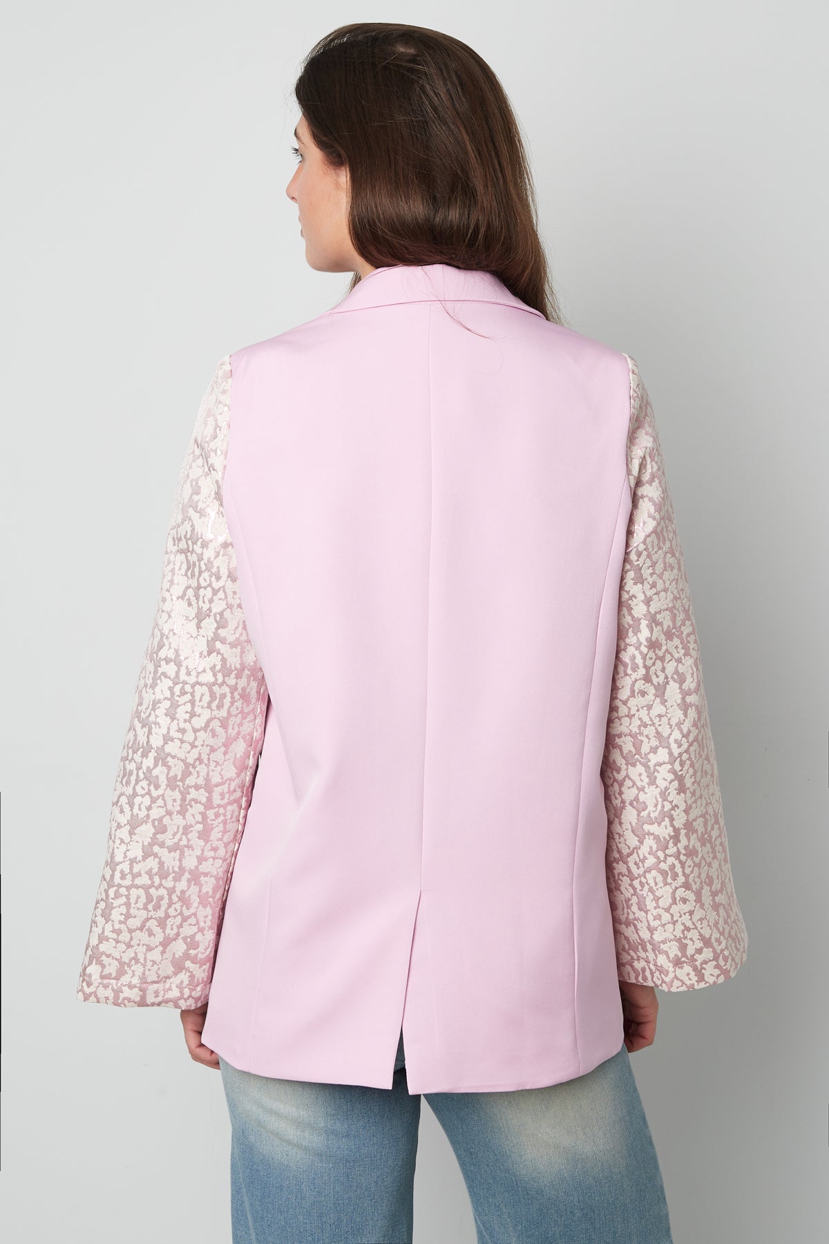 Polyester Damen Anzug Set Spitzenärmel Design