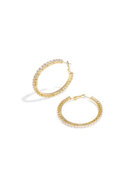Kupfer Creolen Geometrische Elegante Weihnachten Luxuriöse Serie frauen schmuck
