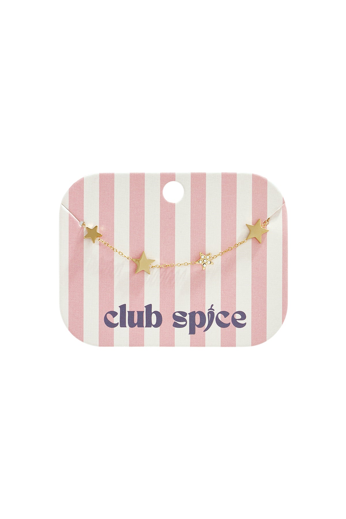 Charm-Armbänder aus 14-karätig vergoldetem Edelstahl, Star Daily Simple Serie, Damenschmuck