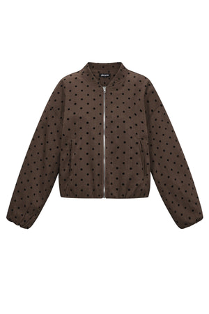 Gepunktete Jacke