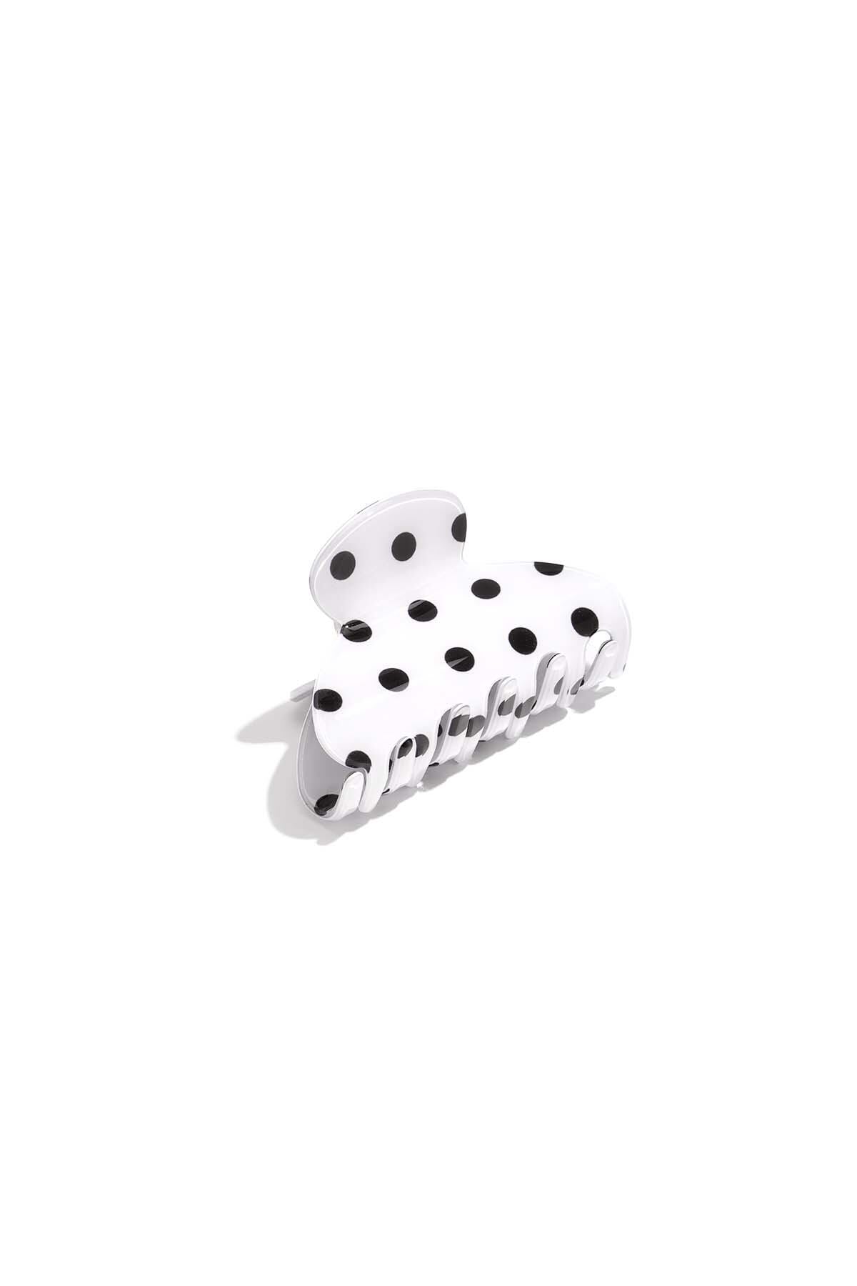 Haarspangen mit Polka-Dots, Alltags-Imitation aus Acetatfolie, Alltagsaccessoires