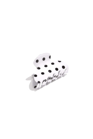 Haarspangen mit Polka-Dots, Alltags-Imitation aus Acetatfolie, Alltagsaccessoires