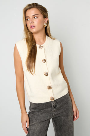 Elegante gestrickte Damen Weste von Gimme