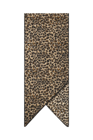 Stylish Khaki and Camel Leopard Print Winter Scarf for Women