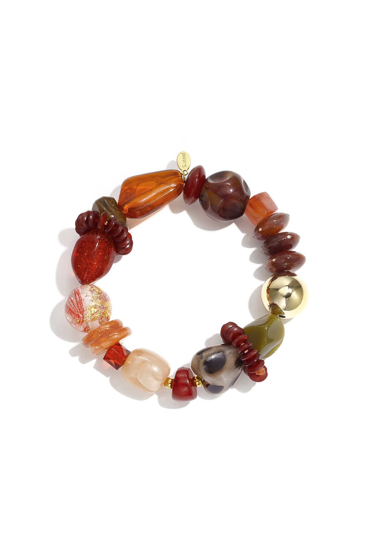 Acryl-Perlenarmbänder, unregelmäßige Form, schlichte Alltagsserie, Damenschmuck