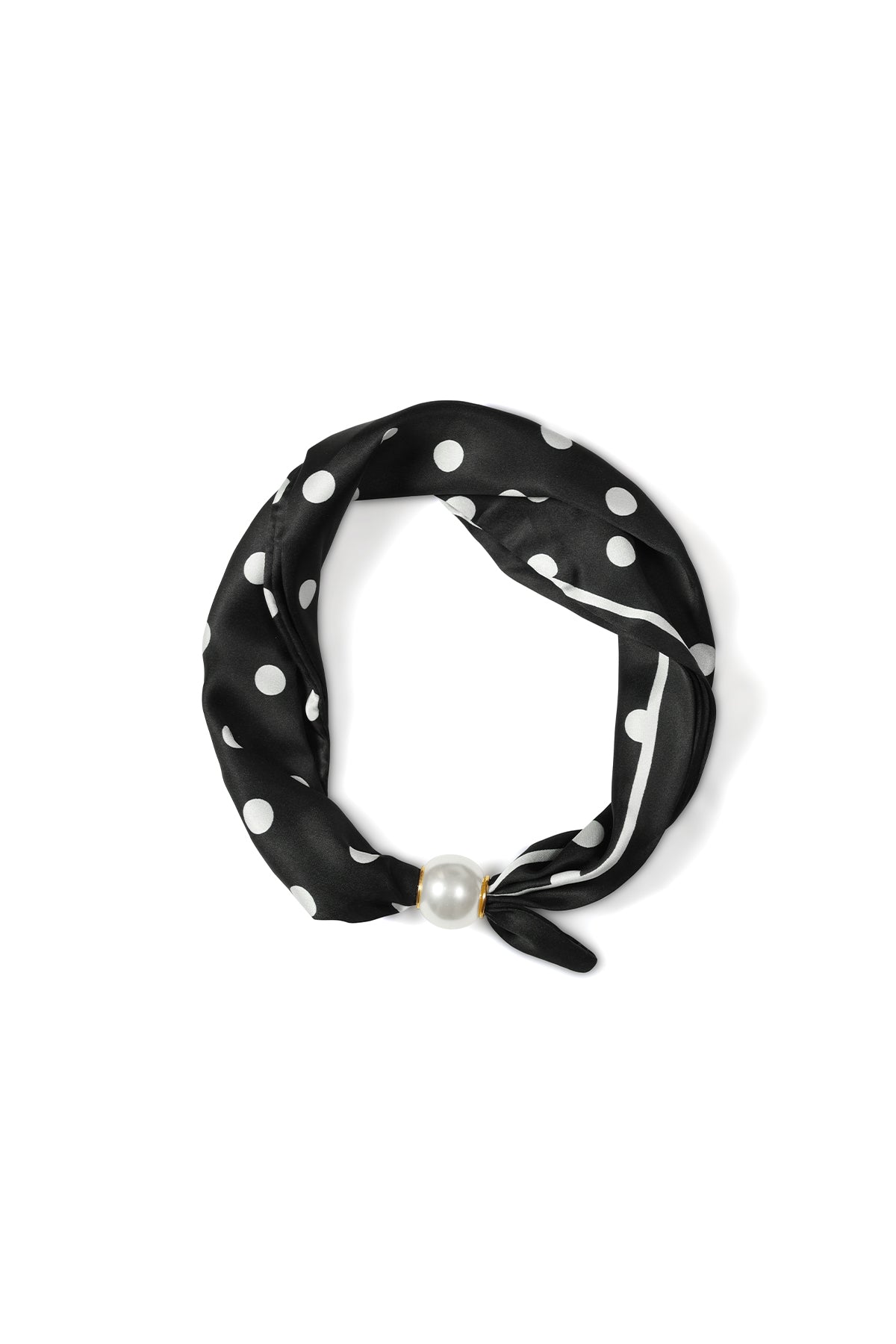 Sommerschals mit Polka Dots, schlichtes Polyester, Alltagsaccessoires
