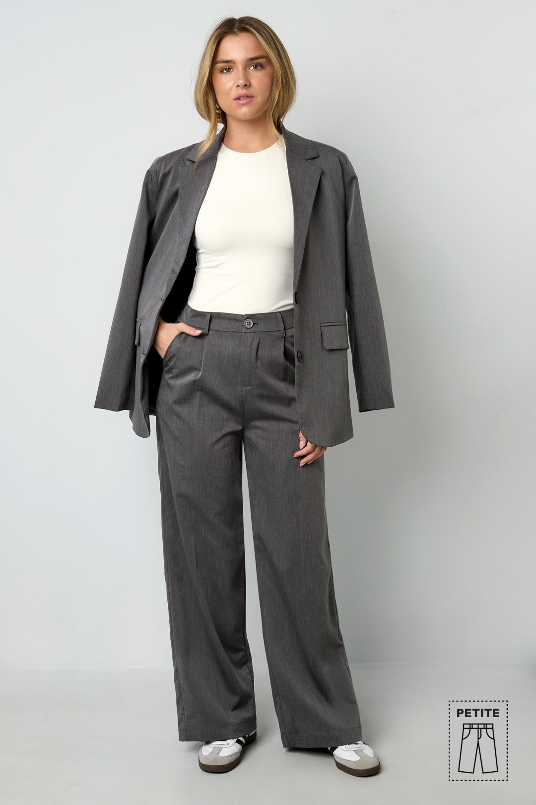 Gewebte Polyesterfasern Damen Gerade Hose Casual Herbst/Winter