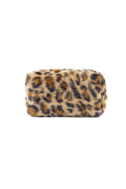 Weiche Kosmetiktasche mit Leopardenmuster