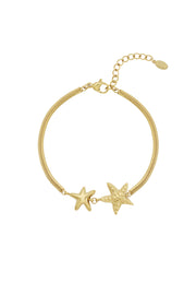 Doppelstern-Armband
