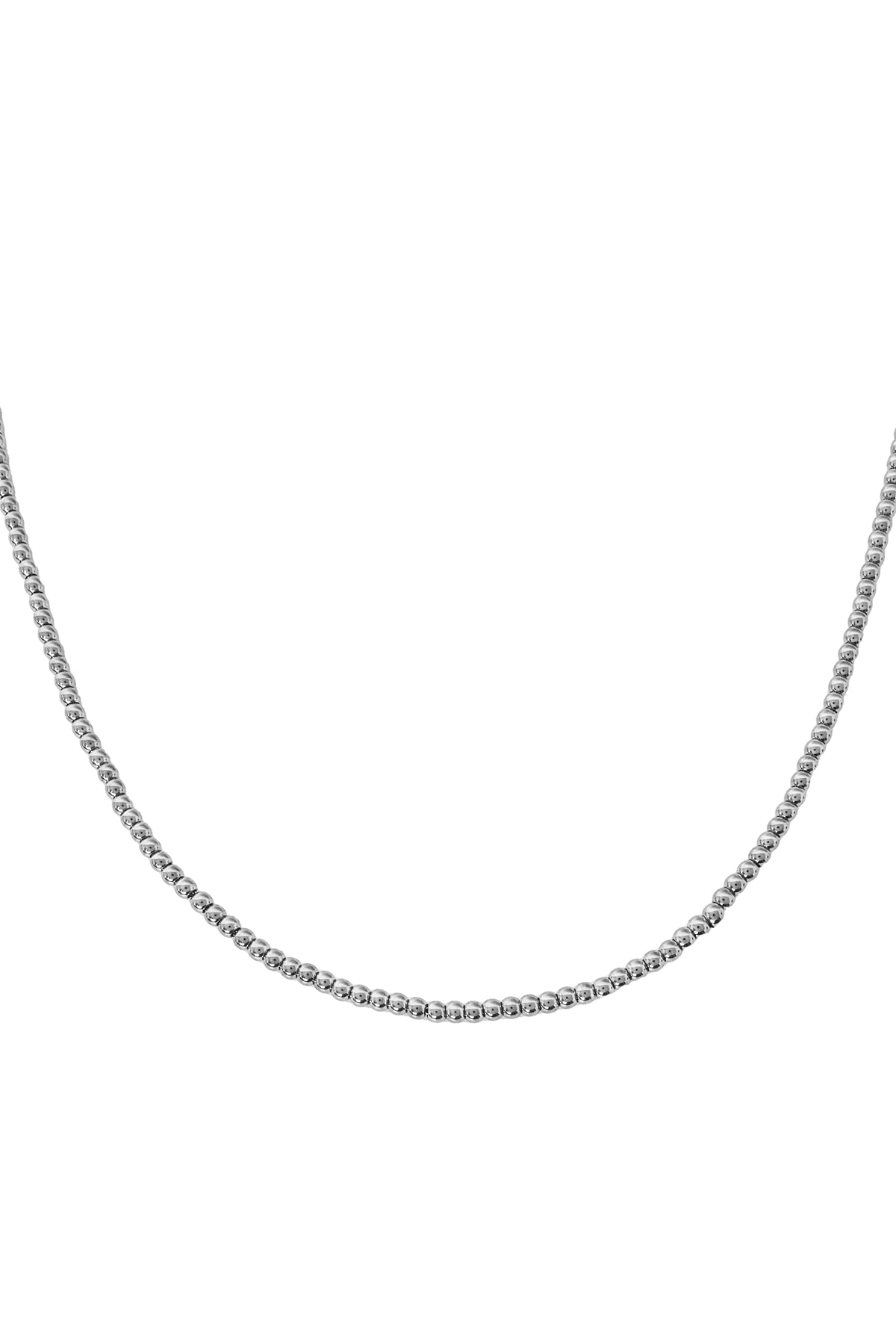 Klassische Perlenkette -5mm