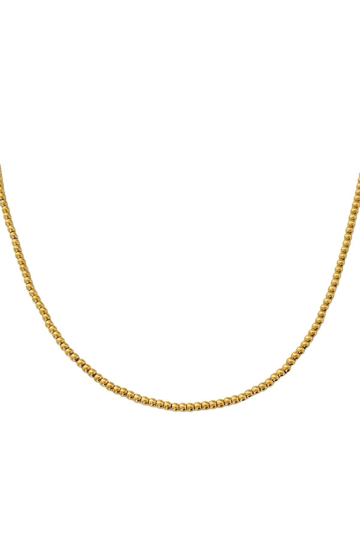 Klassische Perlenkette -5mm