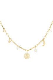 Halskette „Eternal Glow“ – Goldfarben