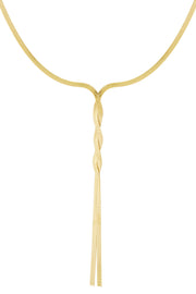 Gedrehte Halskette - Goldfarben