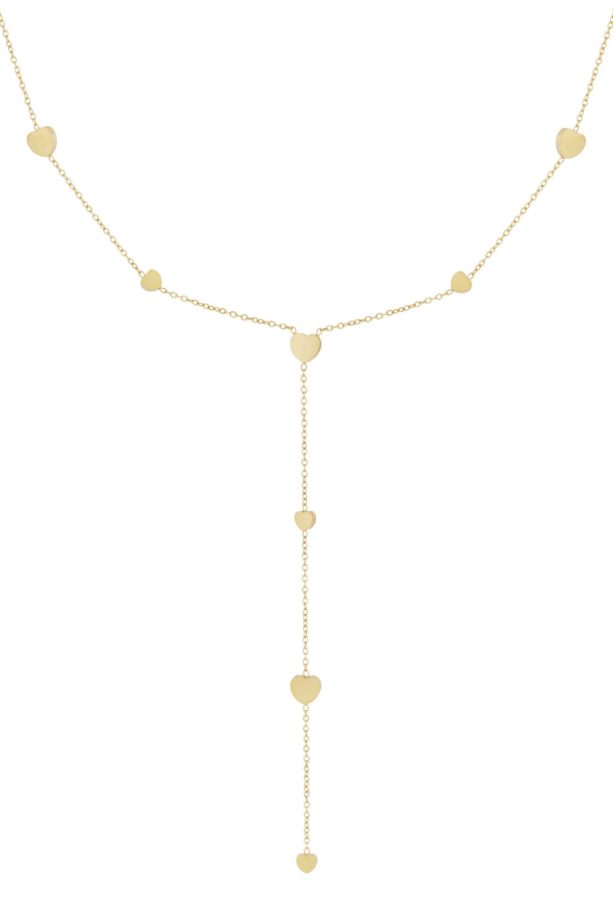 Herzkette - Goldfarben