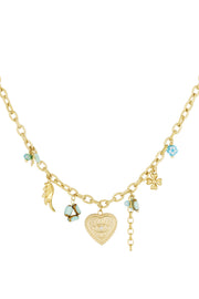 Charm-Halskette - Goldfarben