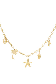 Halskette „Ocean Escape“ – Goldfarben