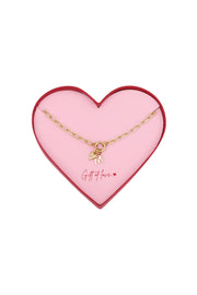 Geschenk der Liebe Edelstahl Halskette M - Goldfarben