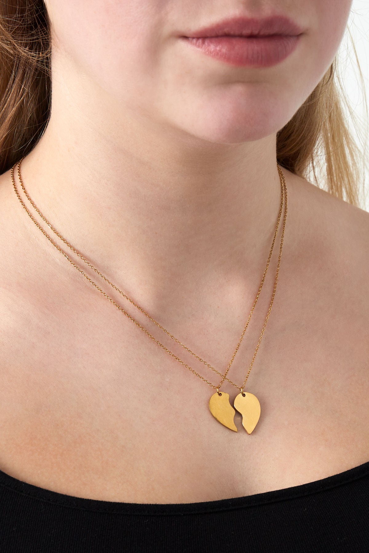 Halskette „Du bist meine beste Freundin“ – Goldfarben