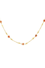 Halskette „Embrace the love“ – Farbe Grün und Gold