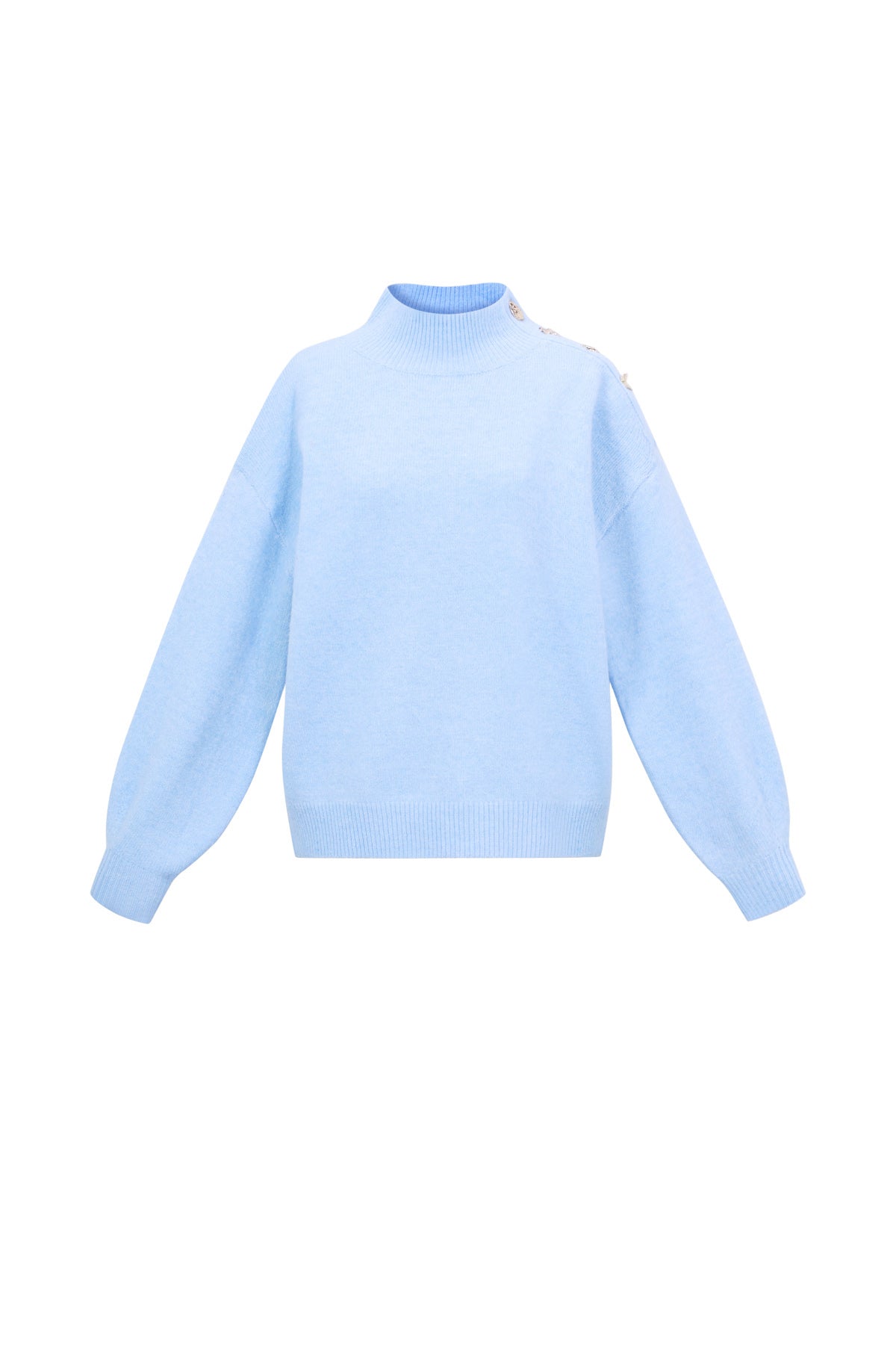 Gestrickte Polyesterfasern Damen Rollkragenpullover Casual Einfarbig