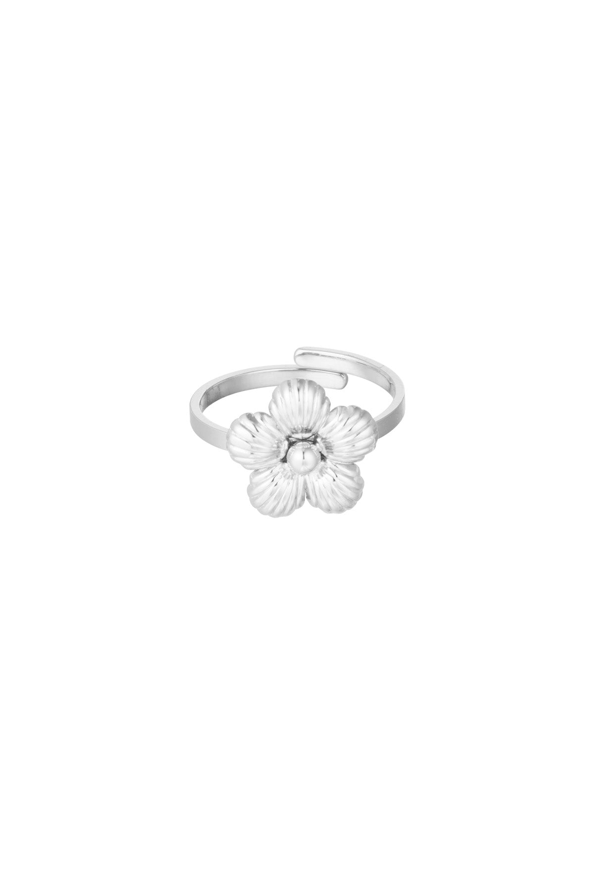 Yehwang Ring silberne Gänseblümchenblüte, Produktansicht